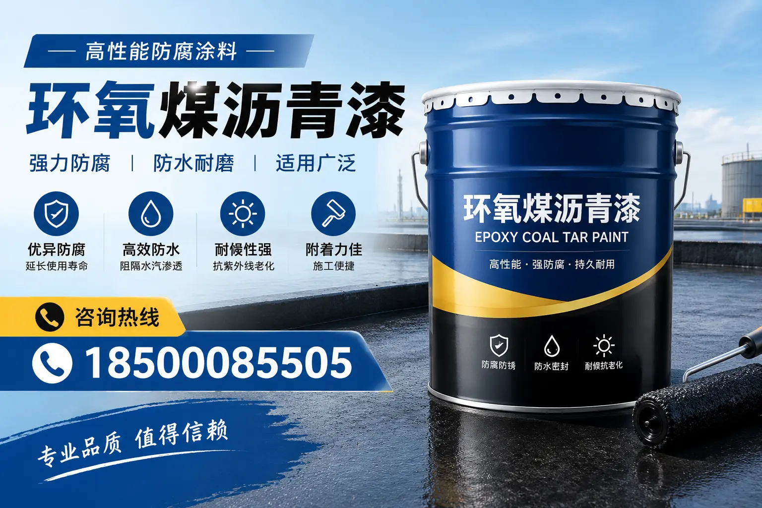 环氧煤沥青漆的主要成分与功能，孟村用户深度了解